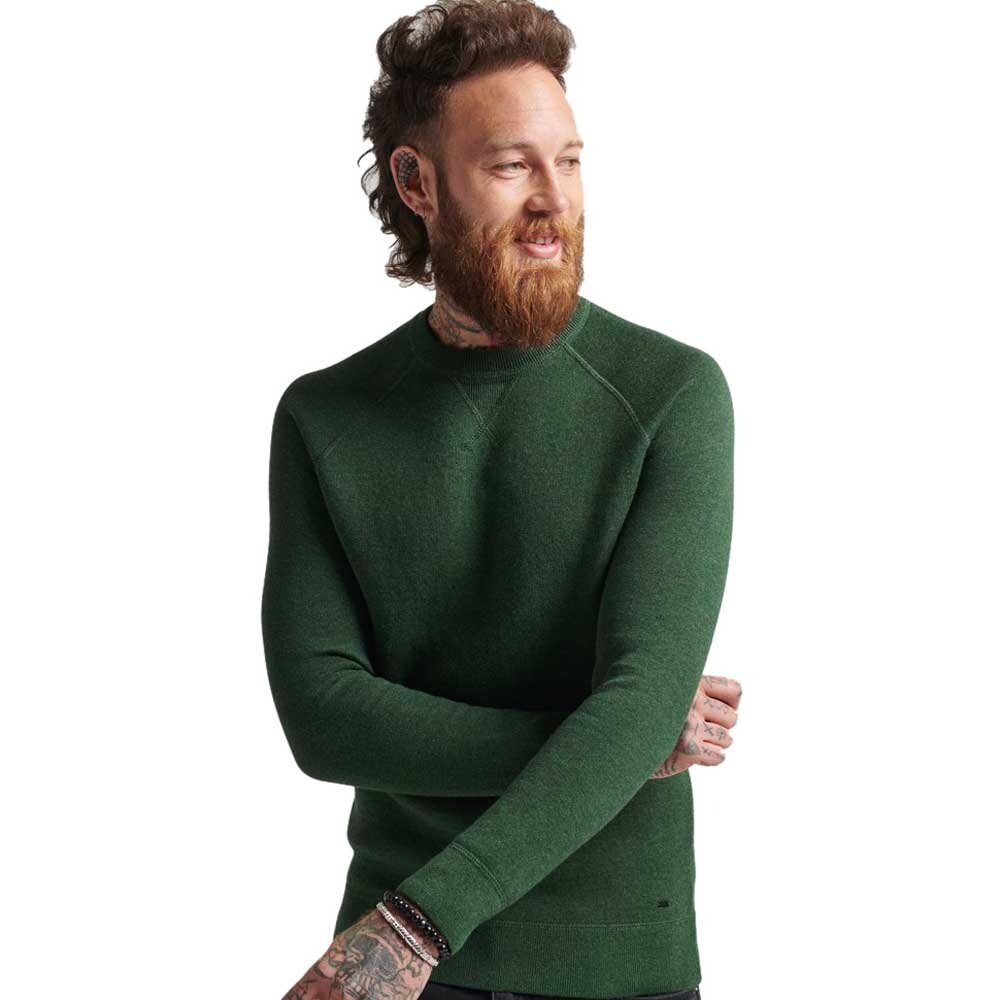 

Толстовка Superdry Studios Essential Cotton, зеленый