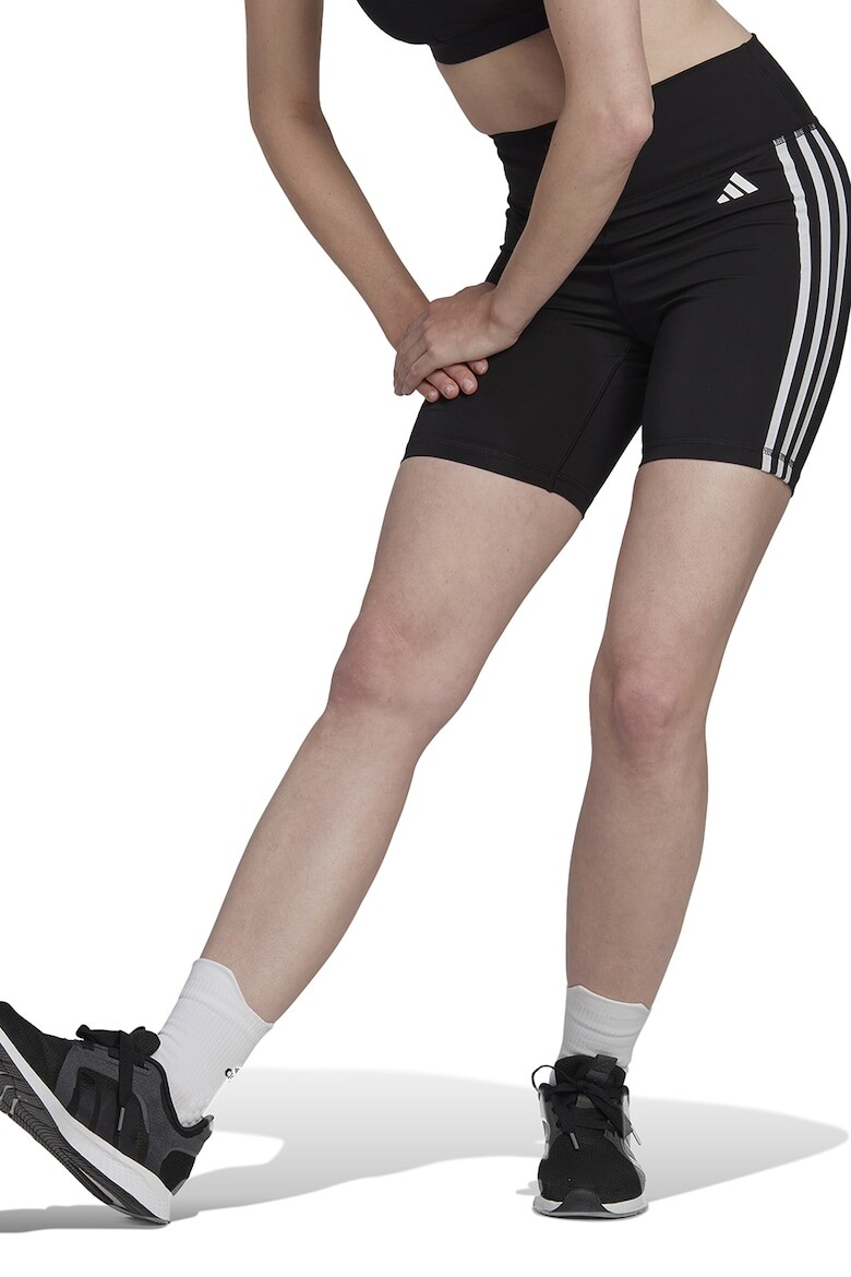 

Леггинсы для йоги Essentials с 3 полосками и высокой талией Adidas Performance, черный