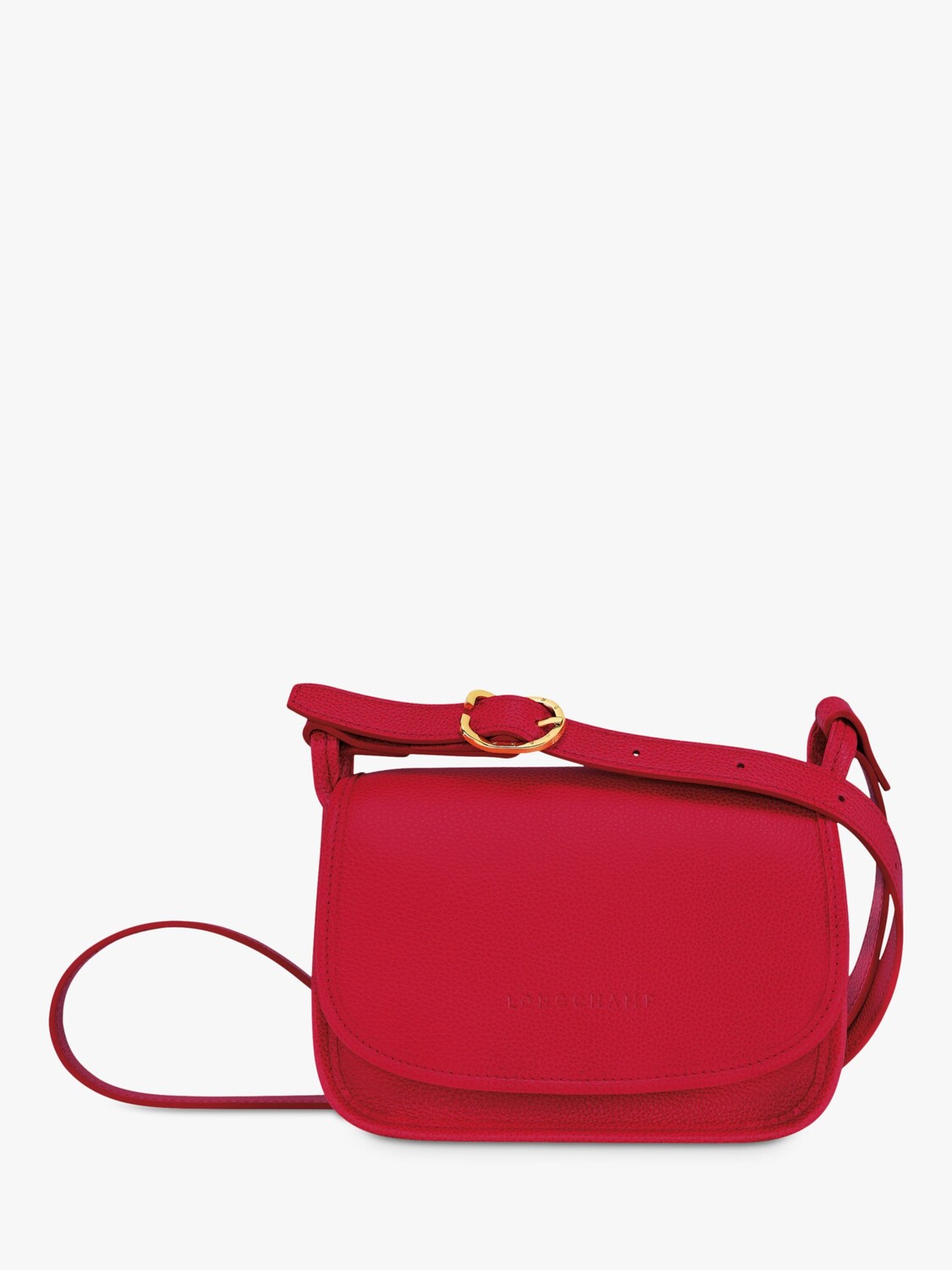 

Маленькая кожаная сумка через плечо с клапаном Longchamp Le Foulonné, Love