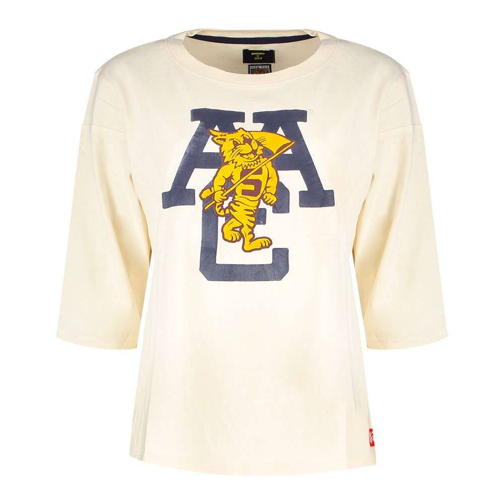 

Футболка Superdry Collegiate Ivy League Crew 3/4 Sleeve, бежевый