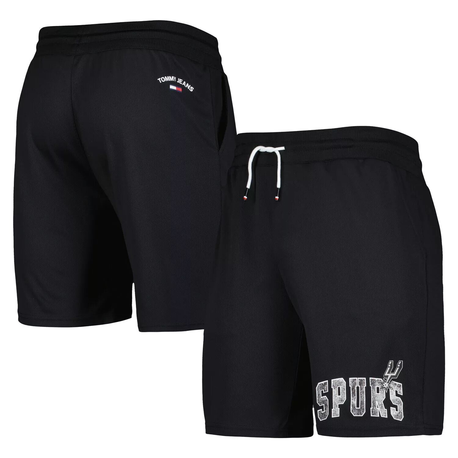 

Черные мужские баскетбольные шорты Tommy Jeans San Antonio Spurs Mike Mesh