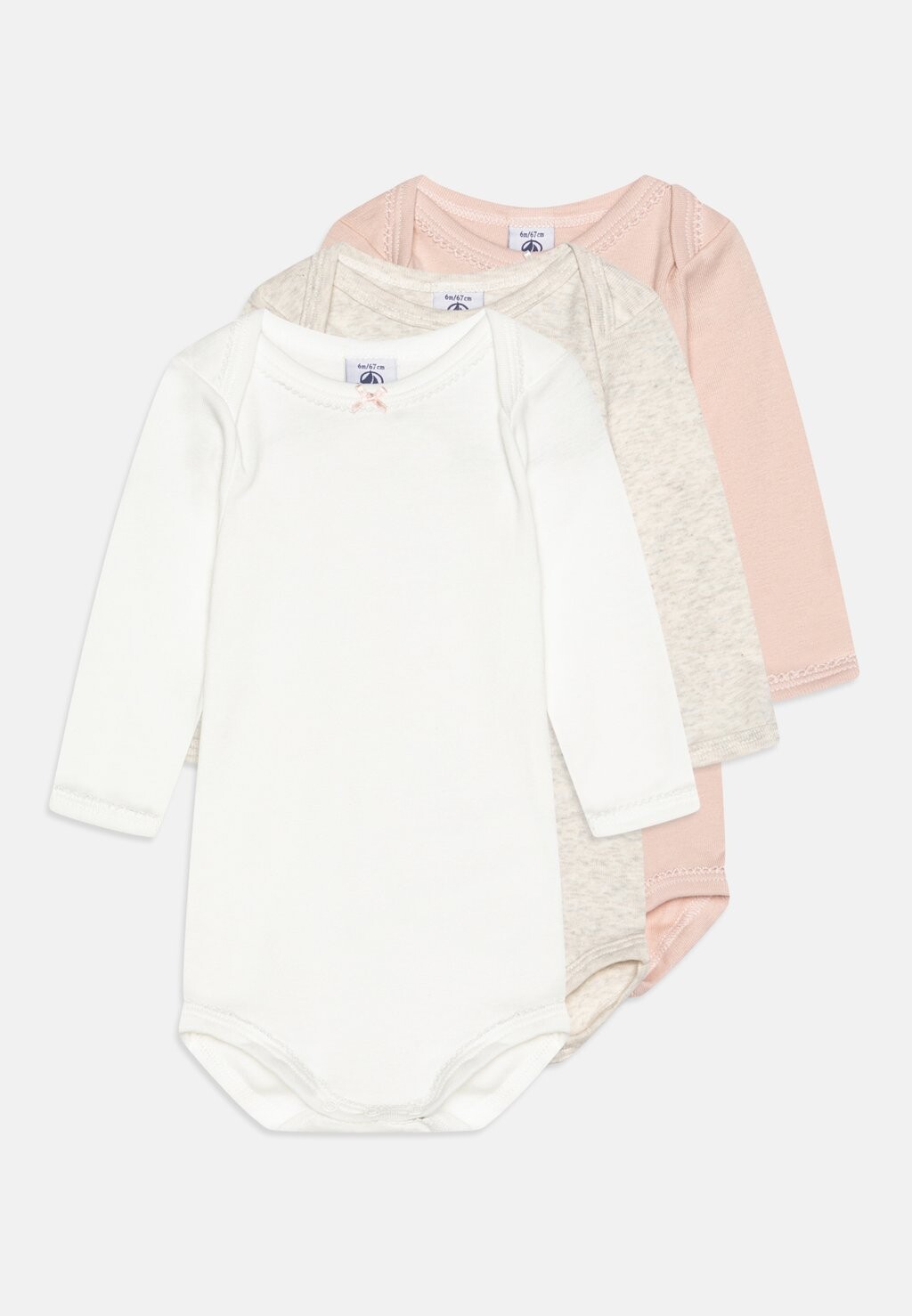 

Боди BABY 3 PACK UNISEX Petit Bateau, цвет multi-coloured