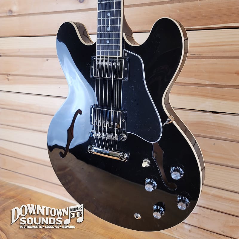 

Электрогитара Gibson ES-335 with Hardshell Case - Vintage Ebony