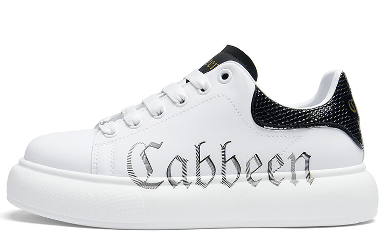 

Кеды мужские, обувь для скейтбординга низкая Cabbeen, цвет White Colorful