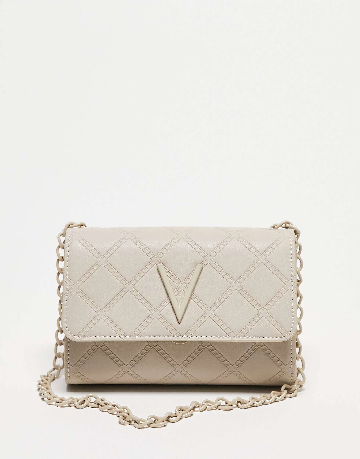

Сумки Valentino Стеганая складная сумка через плечо Blush цвета экрю Valentino Bags