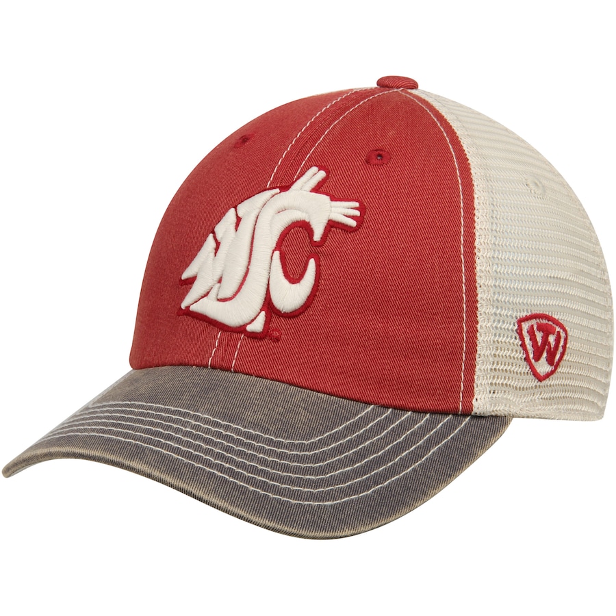 

Бейсболка Top of the World Washington State Cougars, малиновый