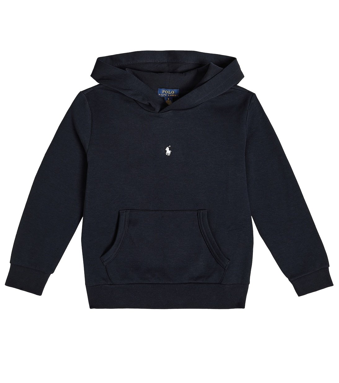 

Худи из смесового хлопкового джерси Polo Ralph Lauren, синий