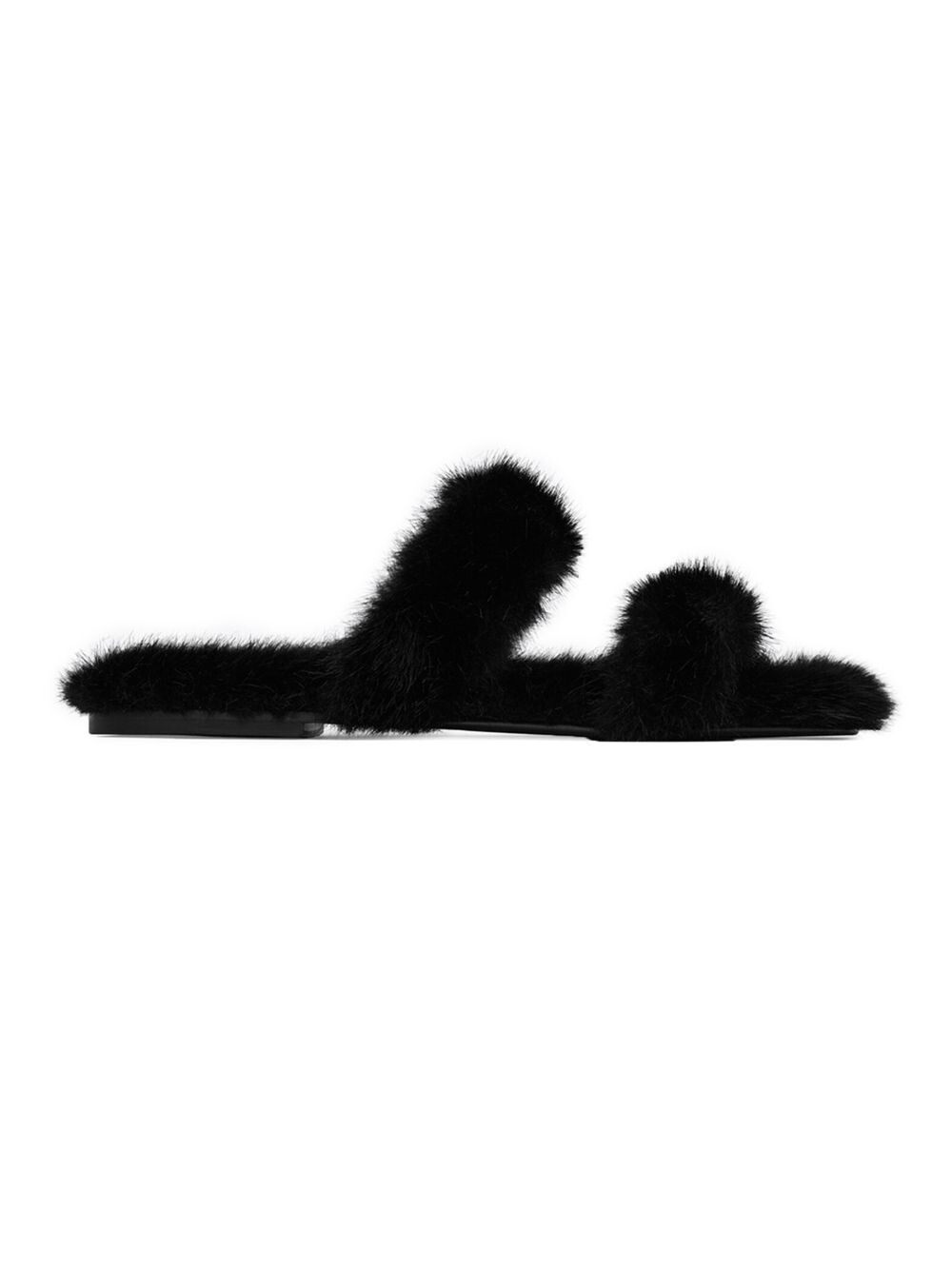 

Туфли Bleach из меха без животных Saint Laurent, неро