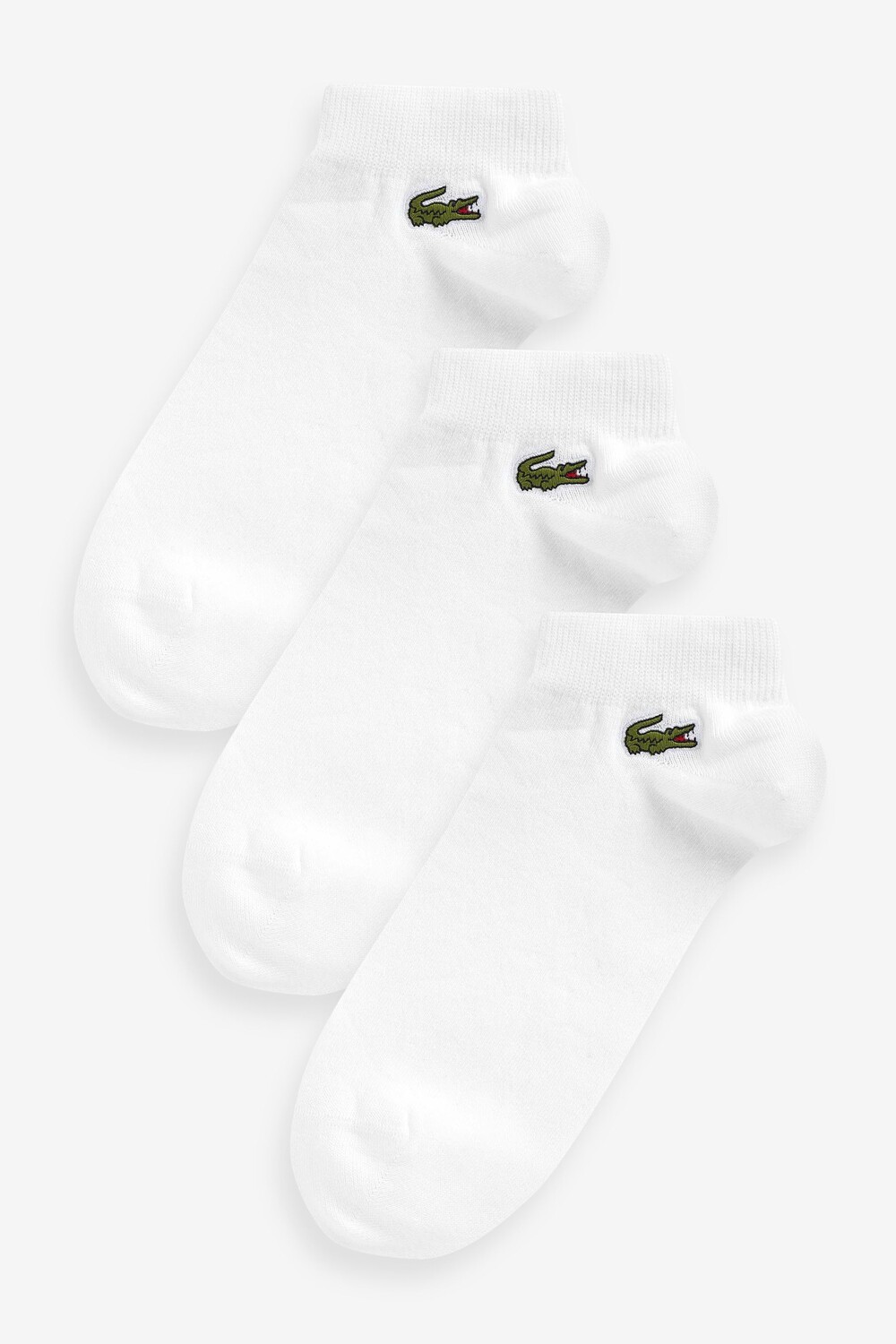 

Комплект из 3 пар носков Lacoste, белый
