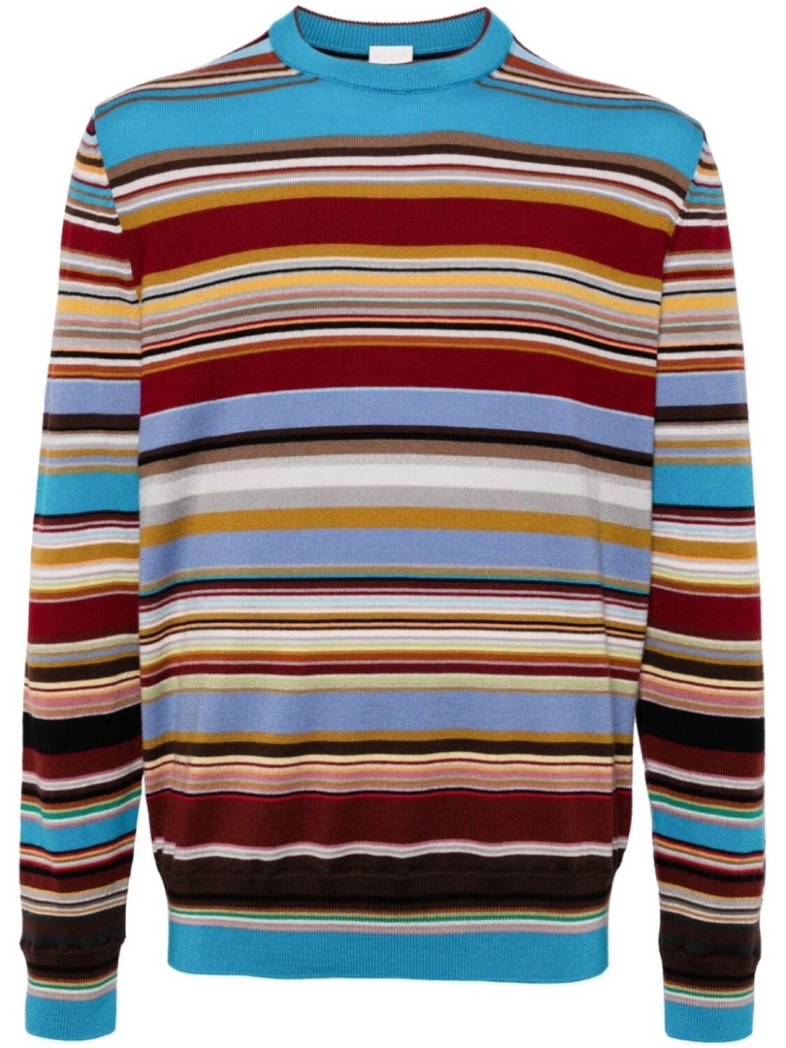 

Paul Smith шерстяной джемпер в полоску Signature Stripe, разноцветный