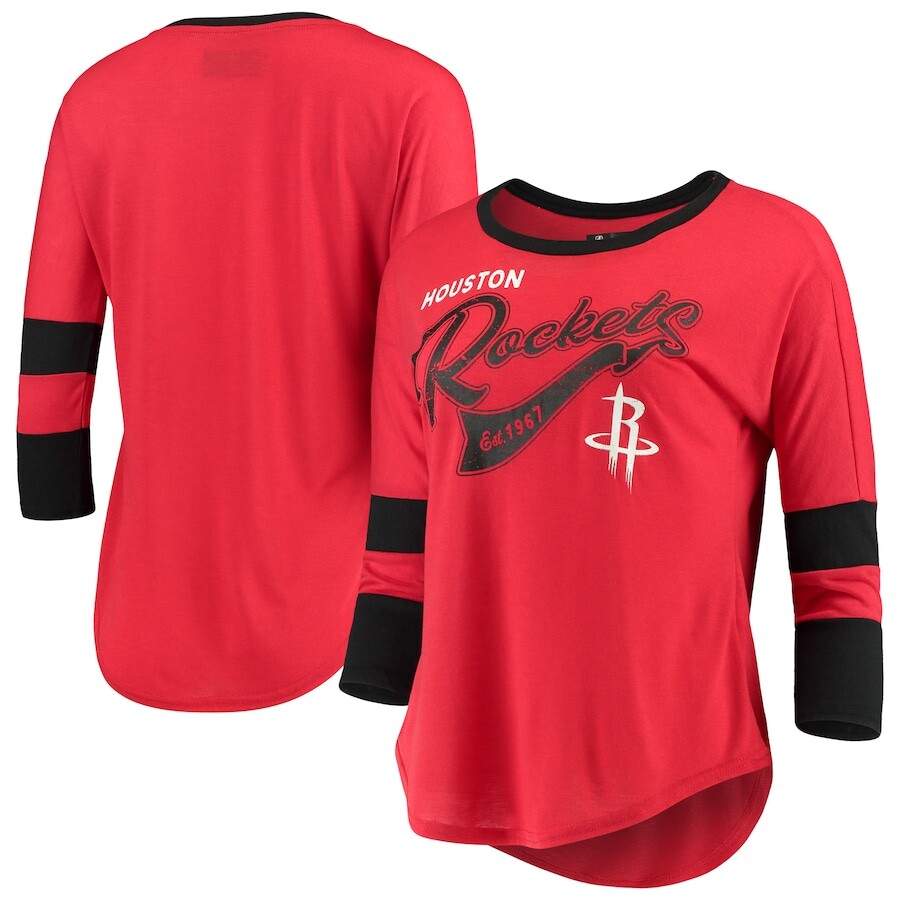 

Футболка с длинным рукавом G-III 4Her by Carl Banks Houston Rockets, красный