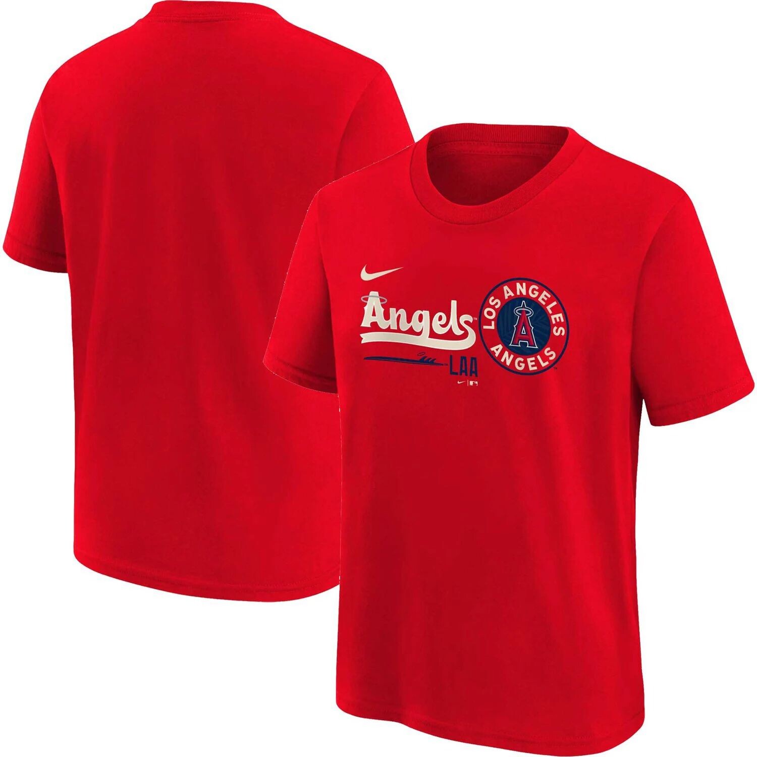 

Красная футболка Nike Los Angeles Angels City Connect для дошкольников Nike