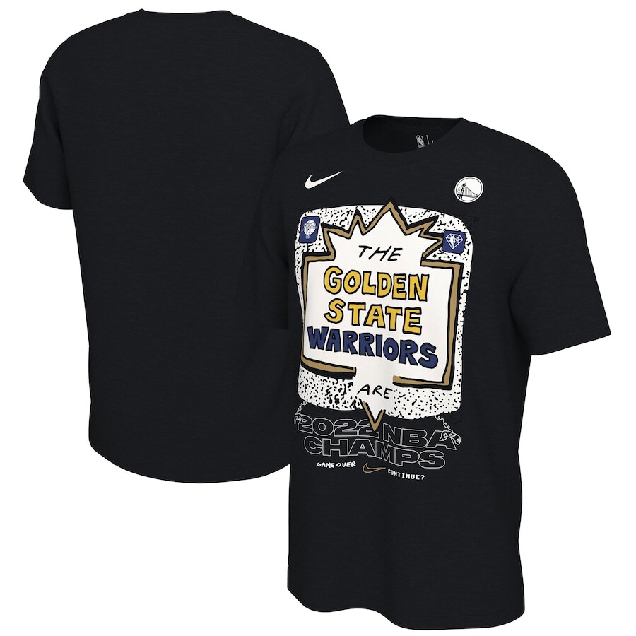 

Футболка с коротким рукавом Nike Golden State Warriors, черный