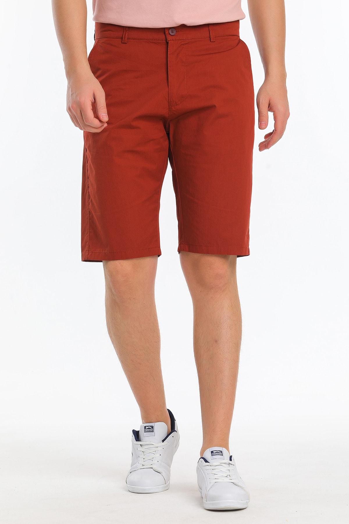 Мужские шорты Eddy бордово-красные Slazenger, красный мужские шорты стандартного кроя бордово красные 4842 madmext