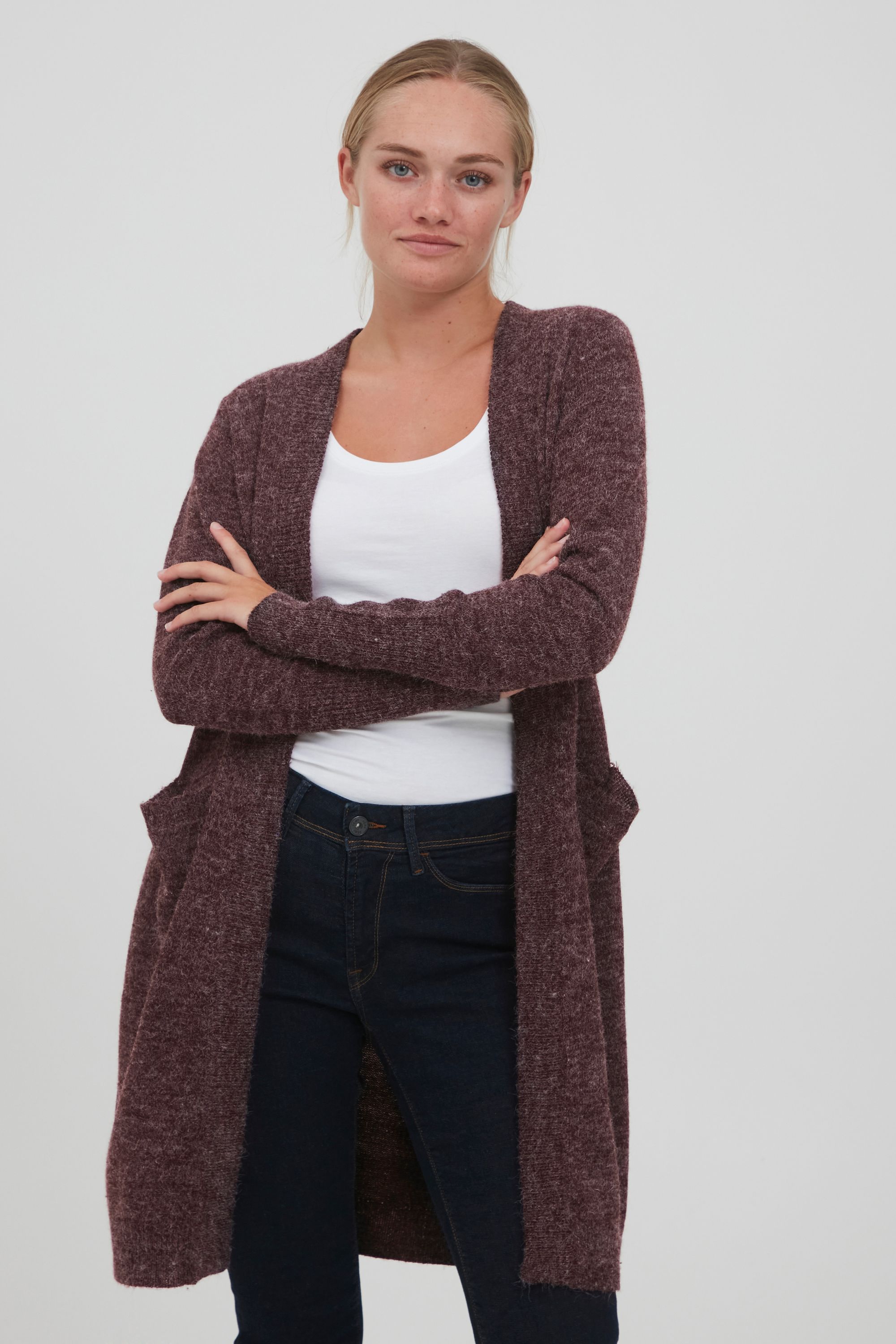 Кардиган Oxmo Strickjacke, красный