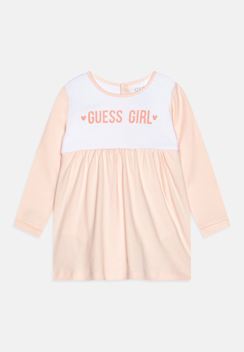 цена Платье из джерси NEWBORN DRESS Guess, цвет blush breeze