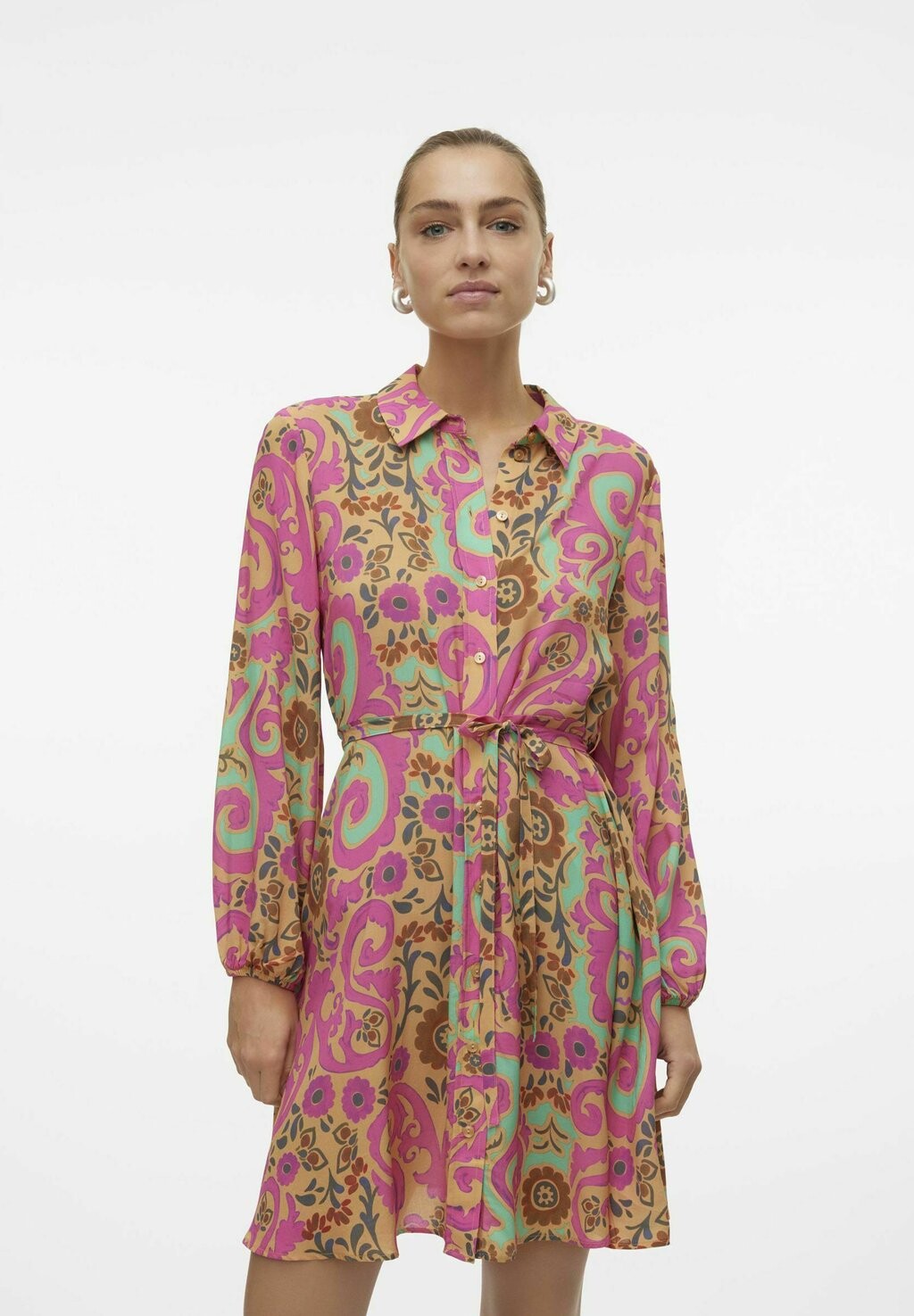 

Платье-блузка VMSOFIE KURZES Vero Moda, цвет raspberry rose