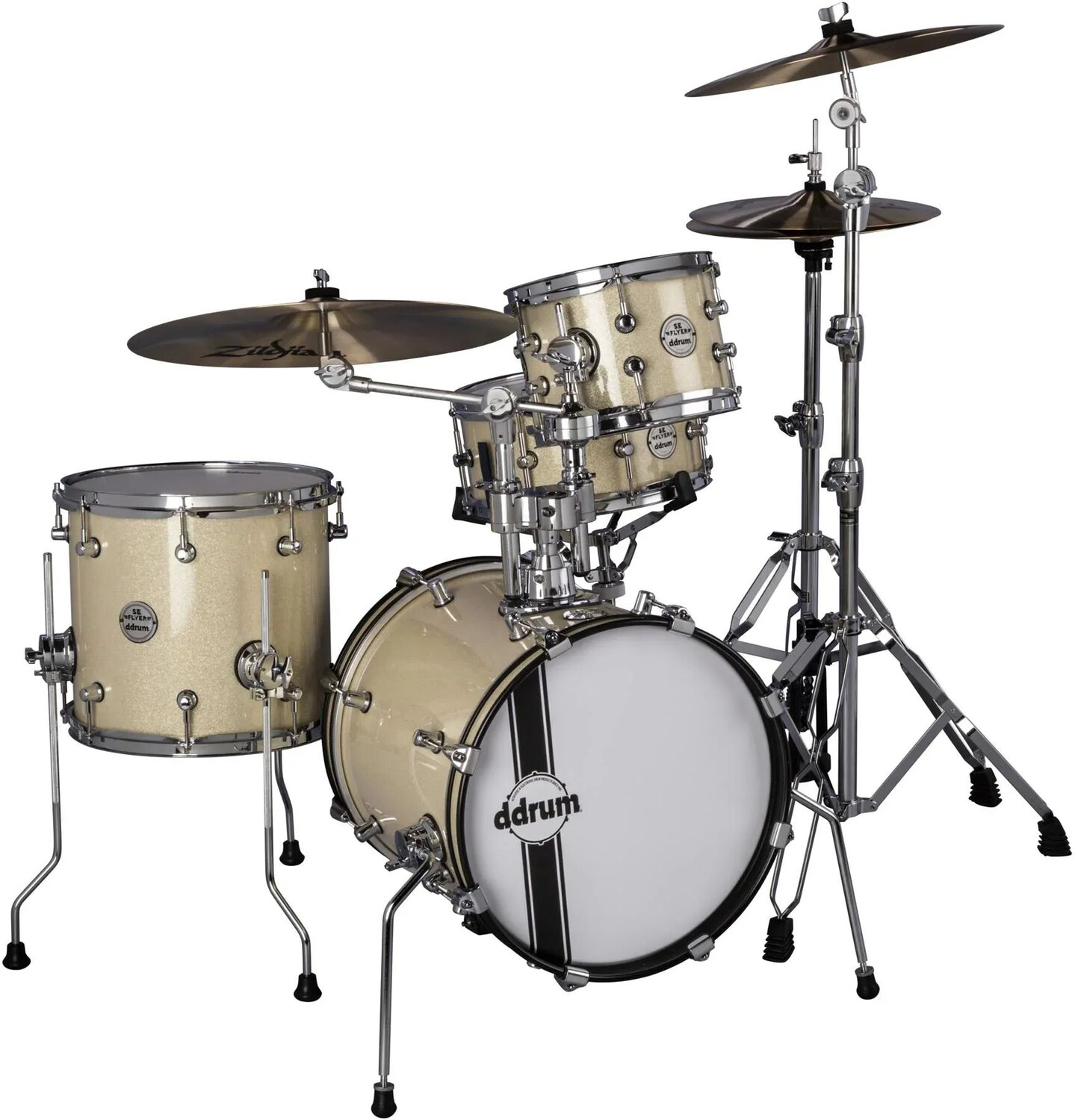 

Набор из 4 предметов ddrum SE Flyer Pitstop Shell — Vintage Sparkle