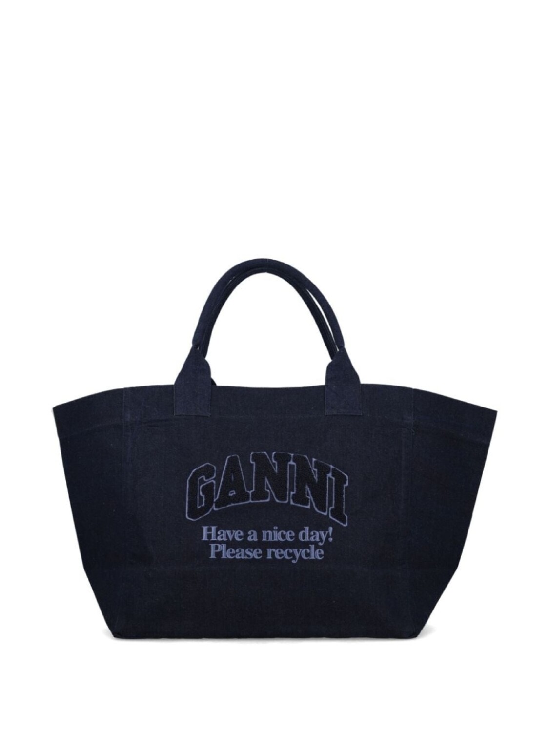

GANNI сумка через плечо Easy Shopper XXL, синий