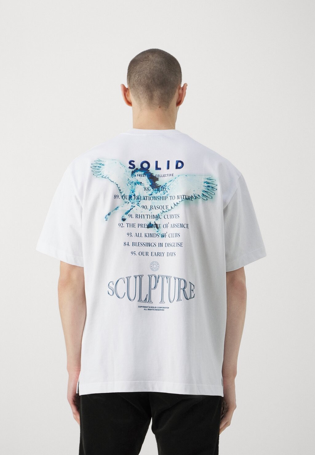 

Футболка с принтом Mens Solid Homme, белый