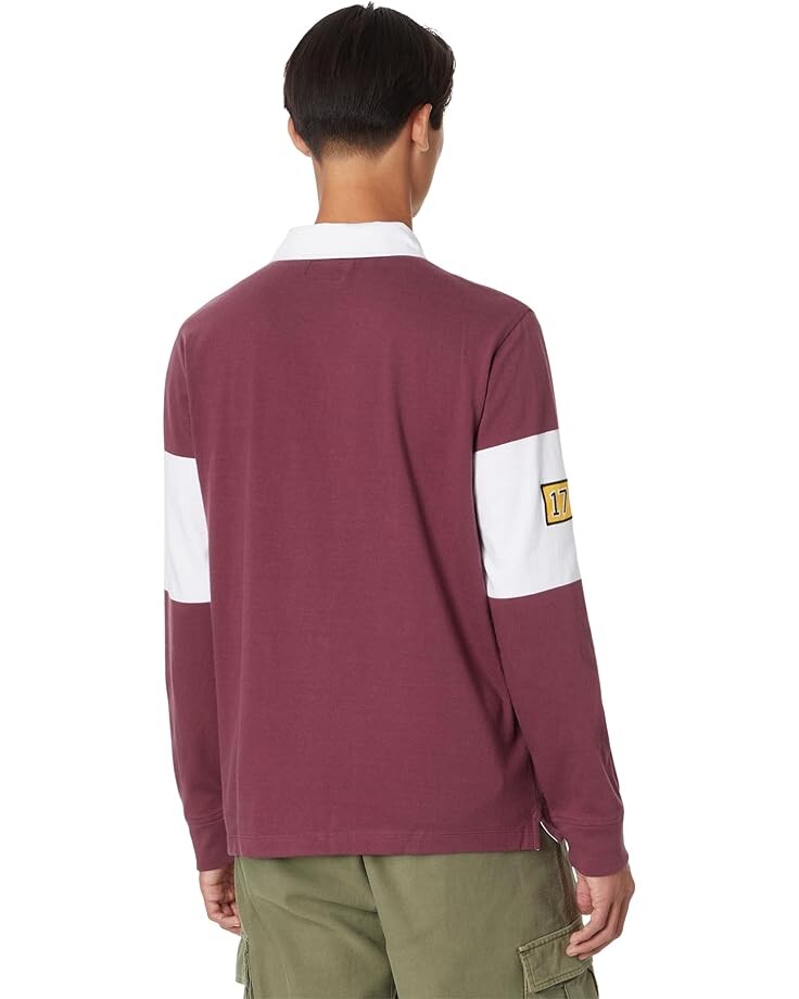 

Рубашка Lucky Brand Guinness Color-Block Rugby Shirt, цвет Maroon