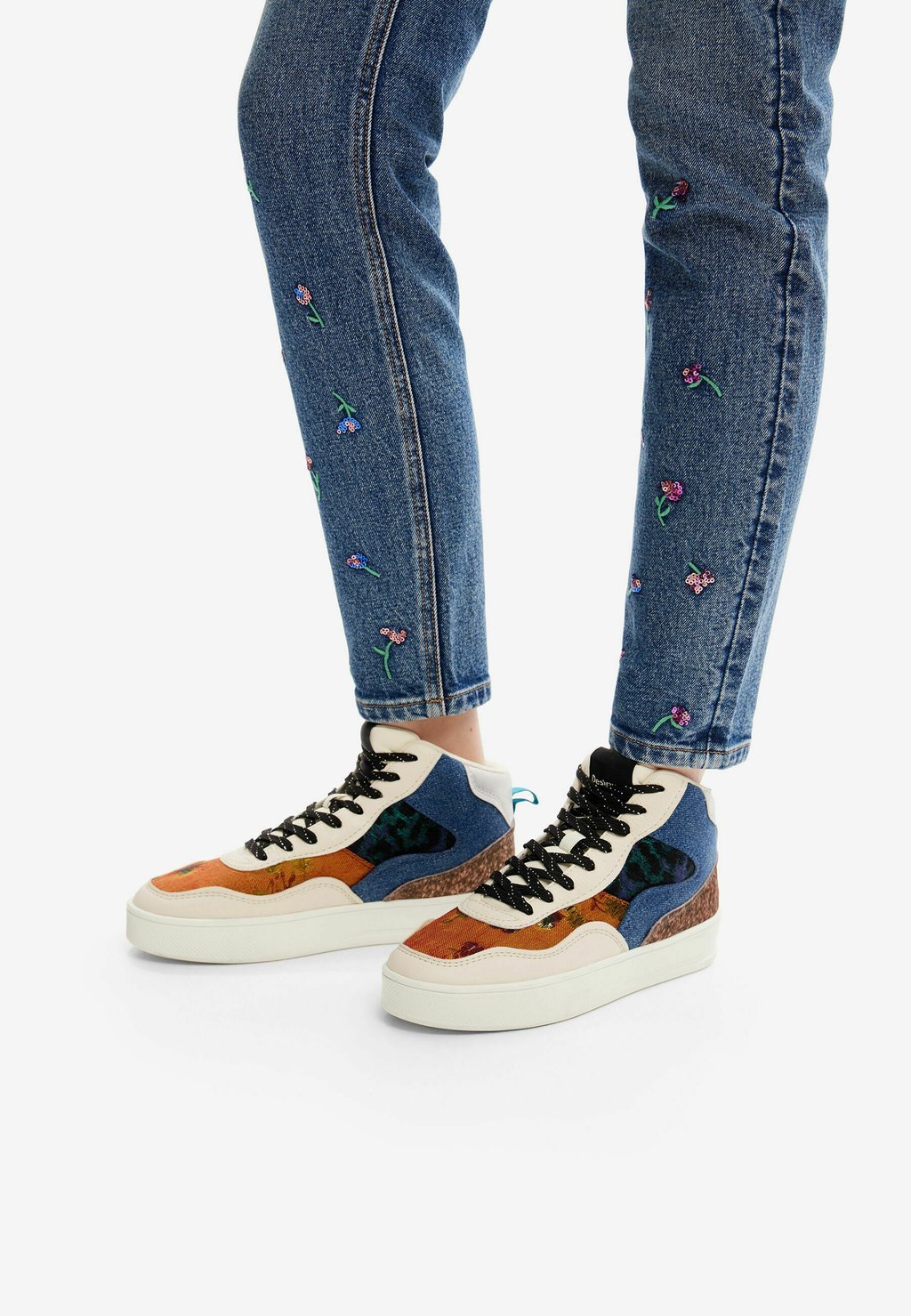 

Высокие кеды PATCHWORK MID-TOP Desigual, разноцветный