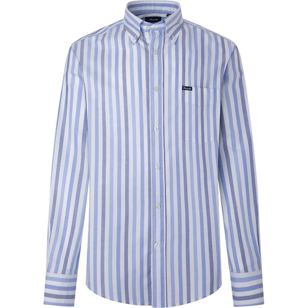 

Рубашка с длинным рукавом Façonnable Awning Oxford, синий