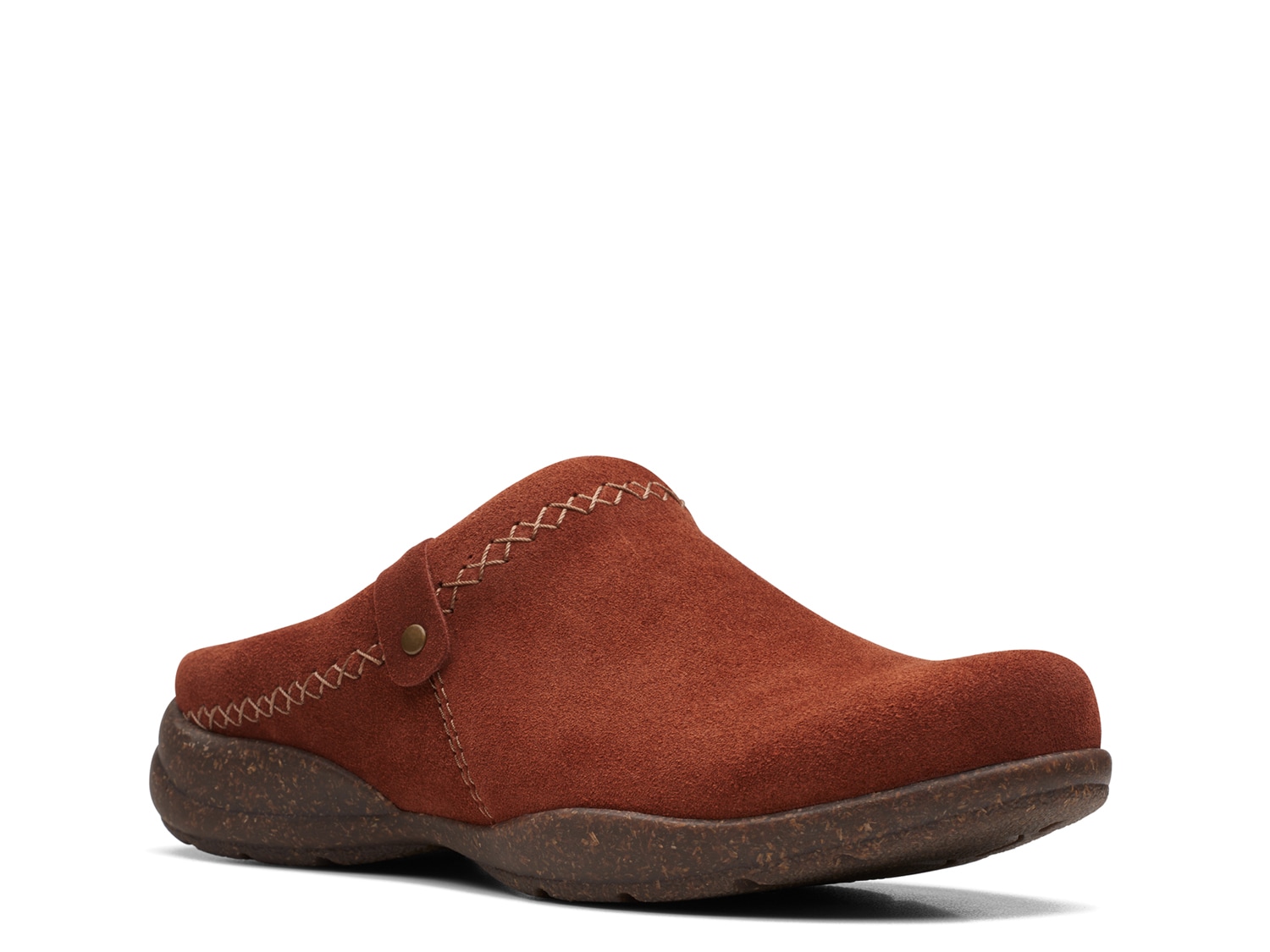 Сабо Roseville Echo Clarks, красное дерево сабо clarks roseville echo цвет mahogany suede