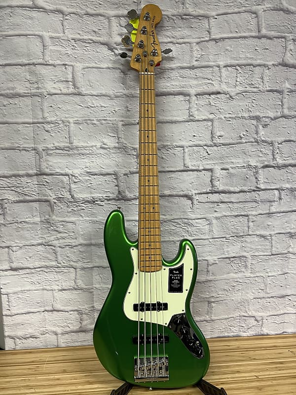 

Басс гитара Fender Player Plus Jazz Bass V with Maple Fretboard - Cosmic Jade- With Gigbag