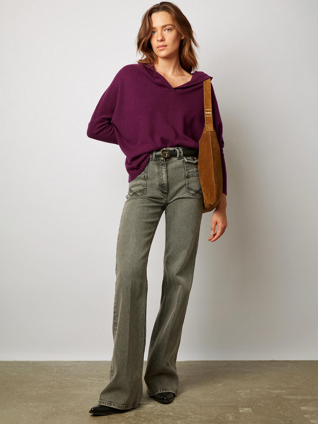 

Кашемировый джемпер Gerard Darel Lalou, розовый