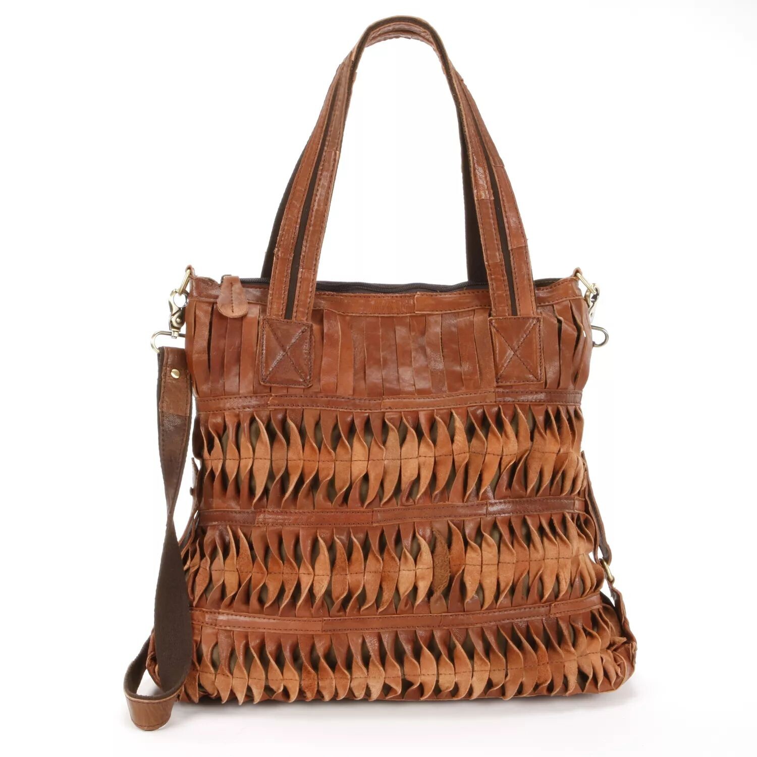 

Кожаная трансформируемая сумка через плечо AmeriLeather Oida Twist AmeriLeather