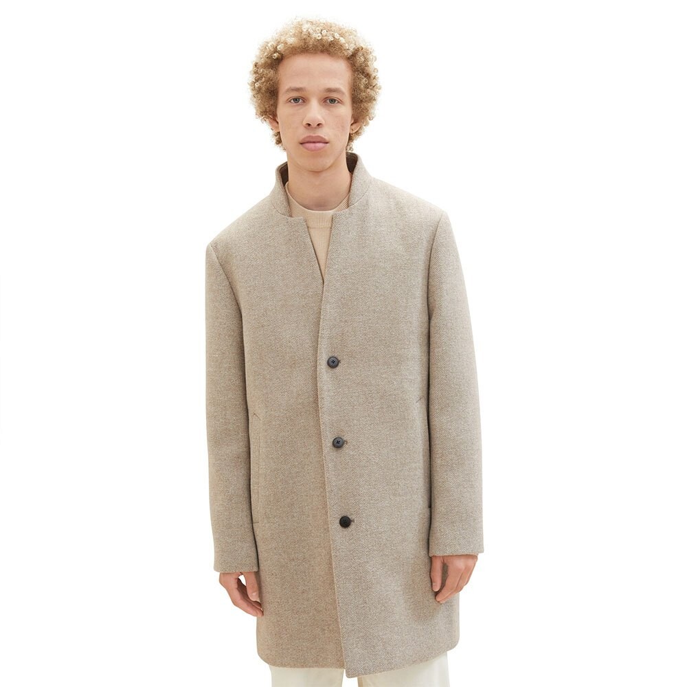 

Пальто Tom Tailor 1037399 Three Button Wool, бежевый