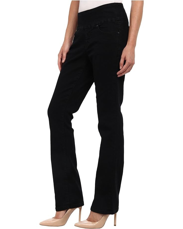 

Джинсы Jag Jeans Petite Paley Pull-On Slim Boot Jeans, цвет Black Void