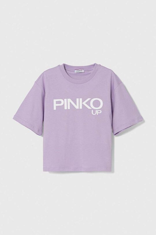 

Pinko Up Детская хлопковая футболка, фиолетовый