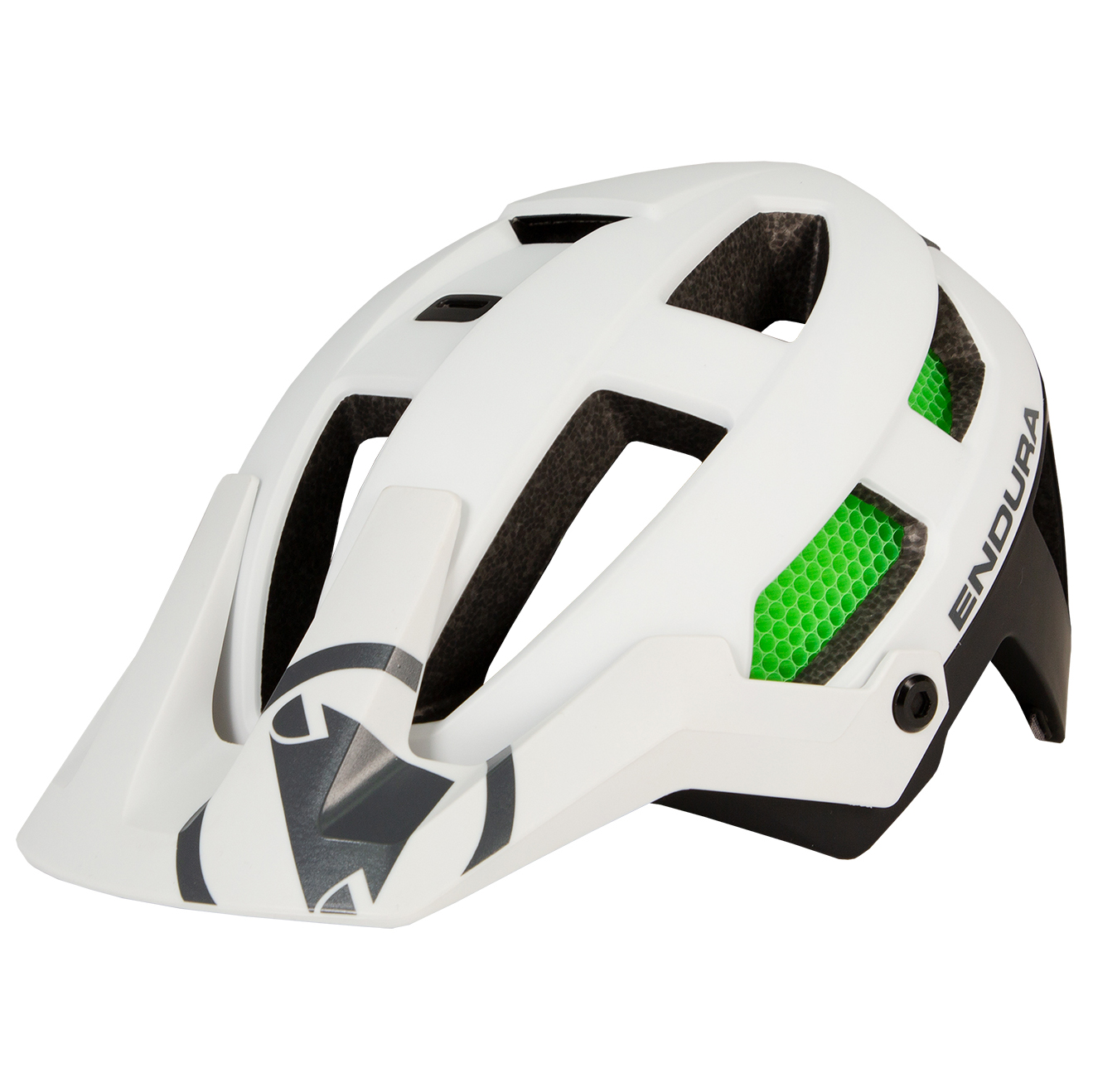 глава велосипедный шлем mips thousand синий Велосипедный шлем Endura Singletrack Mips Helm, белый