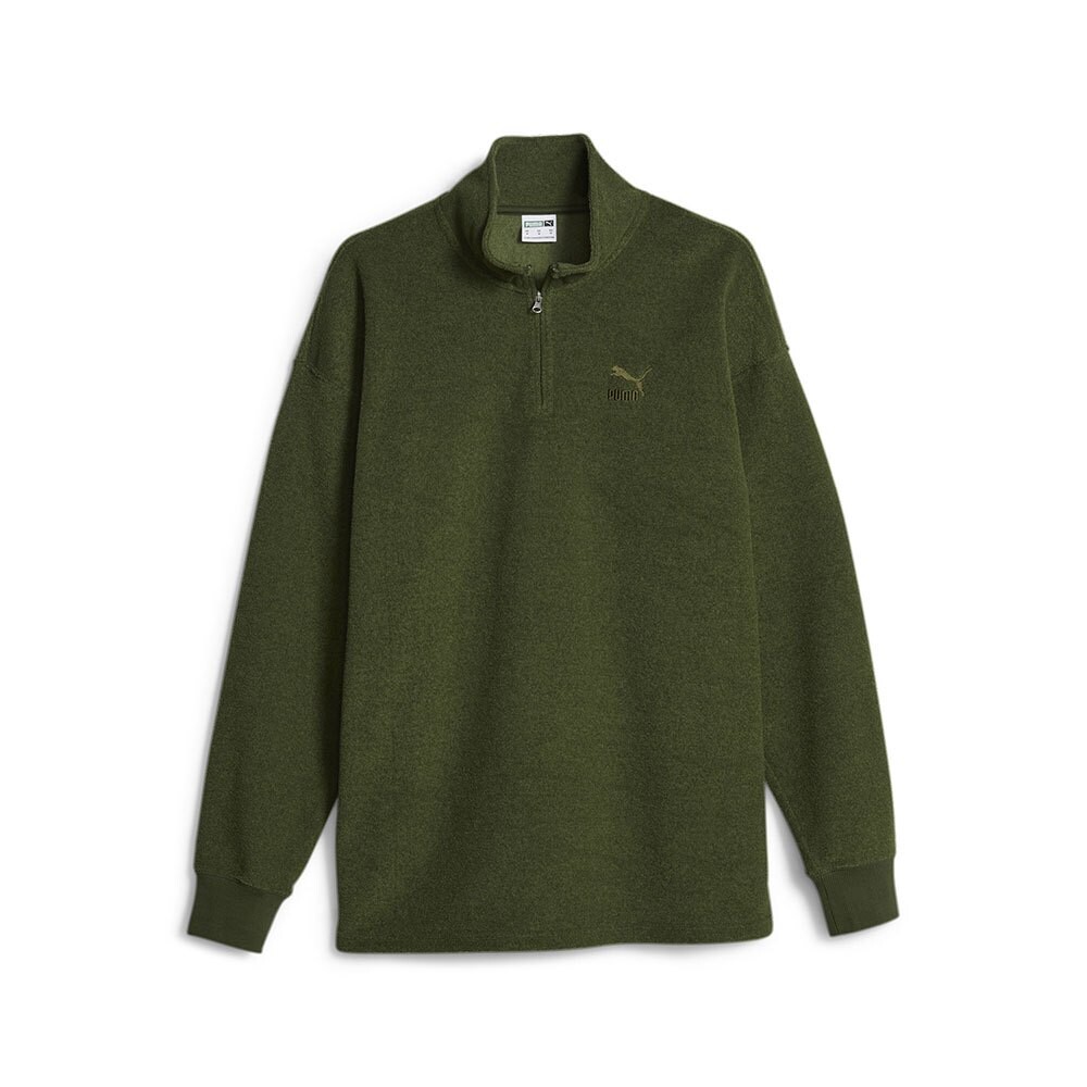 

Толстовка Puma Classics Half Zip, зеленый