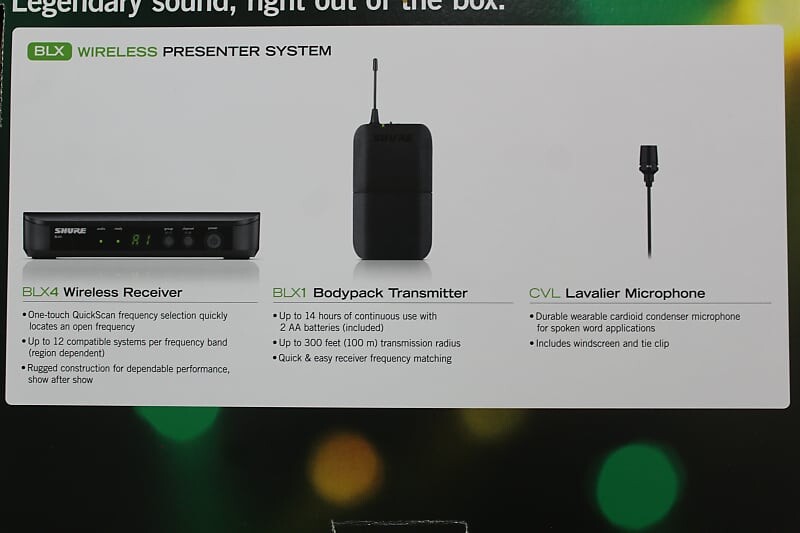 

Микрофон Shure BLX14 / CVL-H9