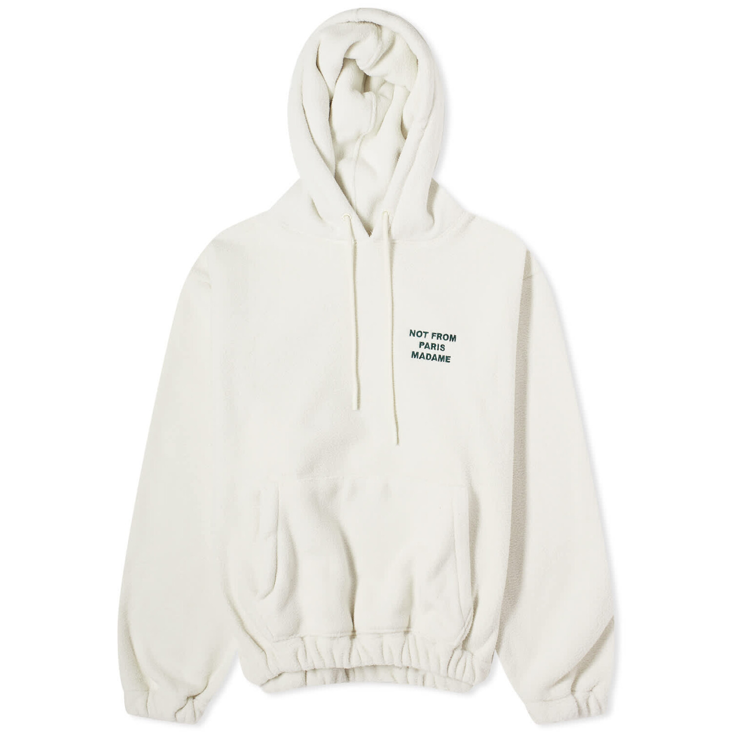 

Худи Drôle De Monsieur Not From Paris Madame Fleece, цвет Cream