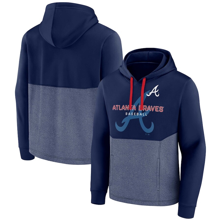 

Пуловер с капюшоном Fanatics Branded Atlanta Braves, нави