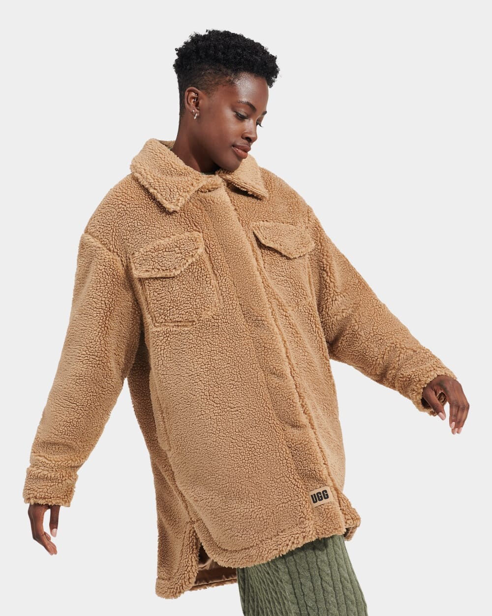 

Верхняя одежда Frankie UGGfluff Shirtjacket UGG, бежевый