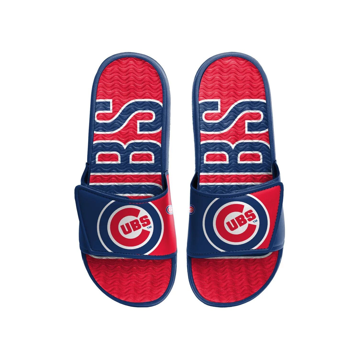 

Мужские гелевые шлепанцы с логотипом FOCO Chicago Cubs