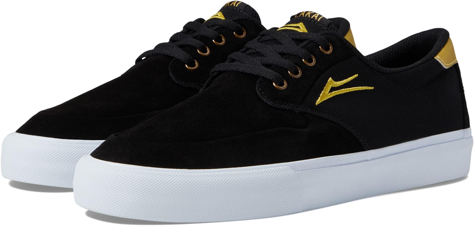 

Кроссовки Riley 3 Lakai, цвет Black/Gold Suede