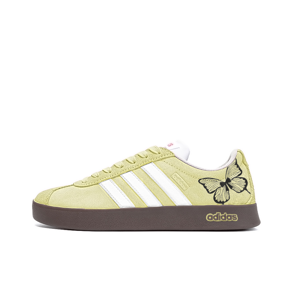 

Кроссовки adidas neo Skateboarding Shoes Unisex Low-top White/yellow/brown, светло-желтый