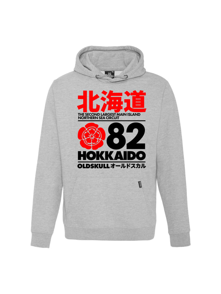 

Худи OLDSKULL Retro Japan Island Graphic, серый