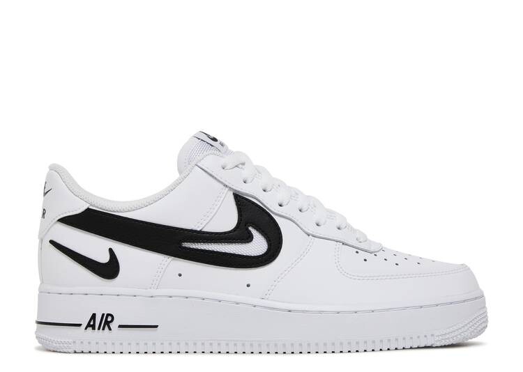 

Кроссовки Nike AIR FORCE 1 '07 'CUT OUT SWOOSH - WHITE BLACK', белый
