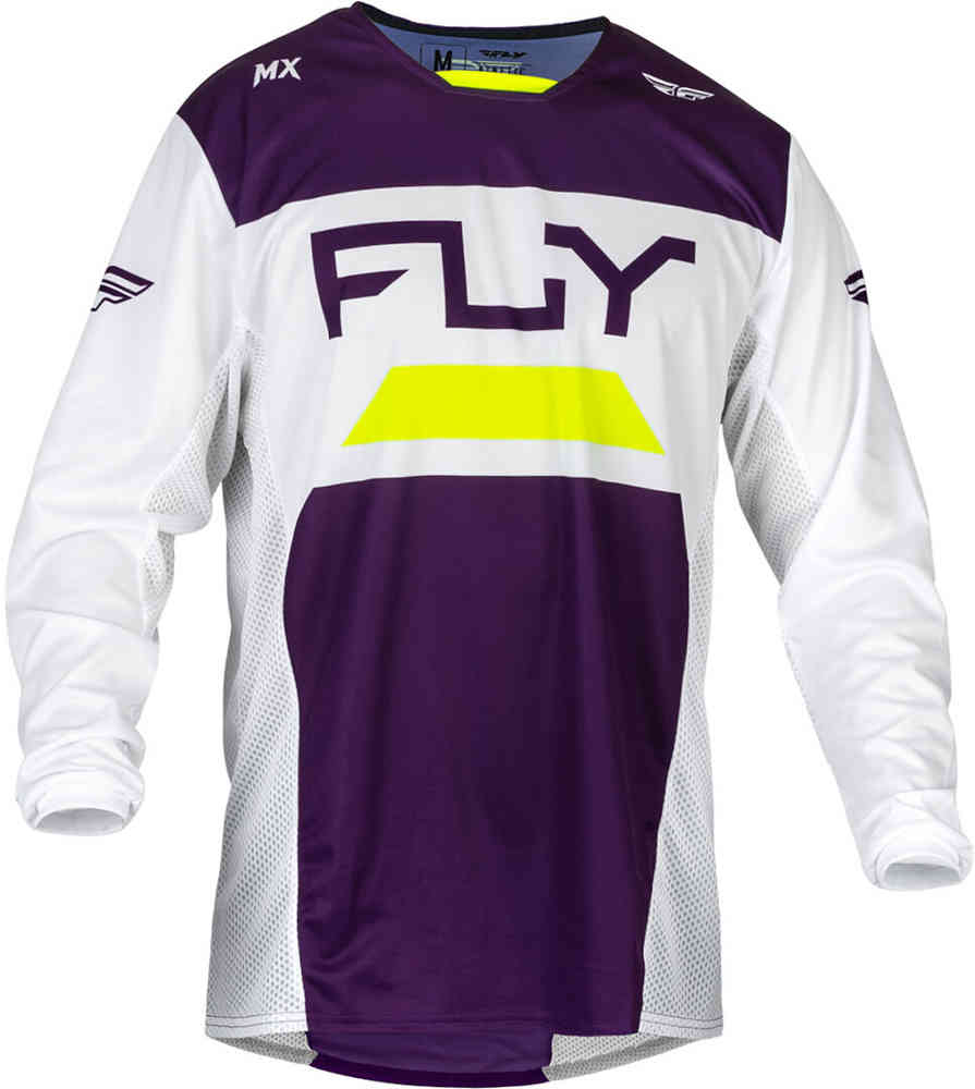 Джерси для мотокросса Fly Racing Kinetic Reload 2024 FLY Racing, фиолетовый/белый