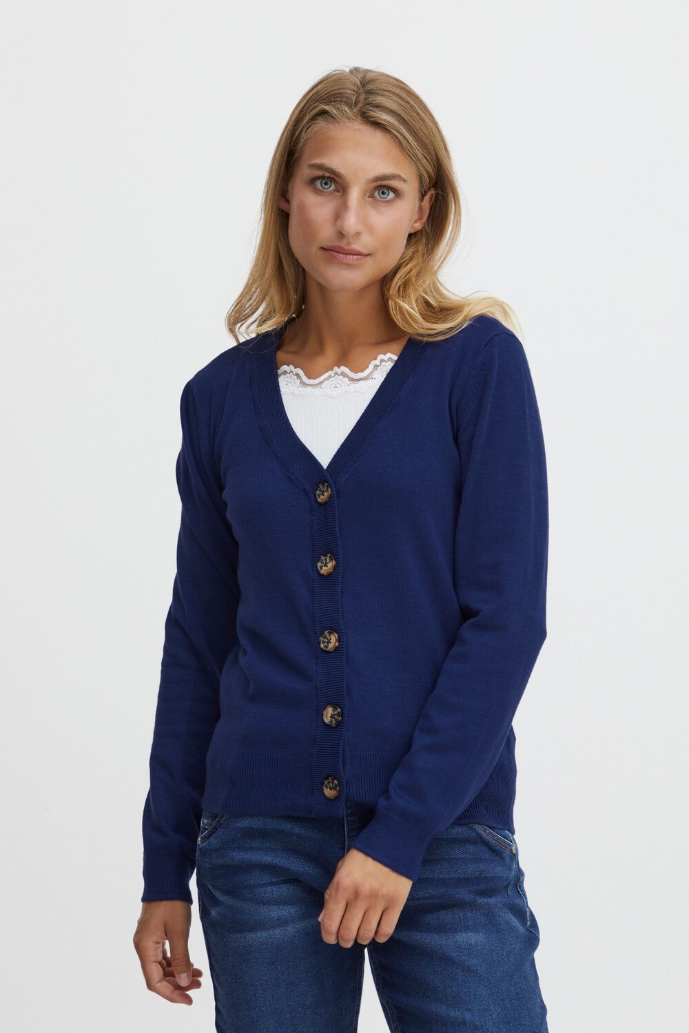 

Кардиган Fransa Strickjacke FRBLUME CAR 2 20610790, синий