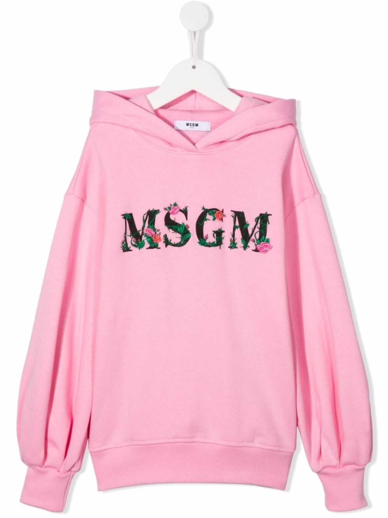 

MSGM Kids худи с логотипом, розовый