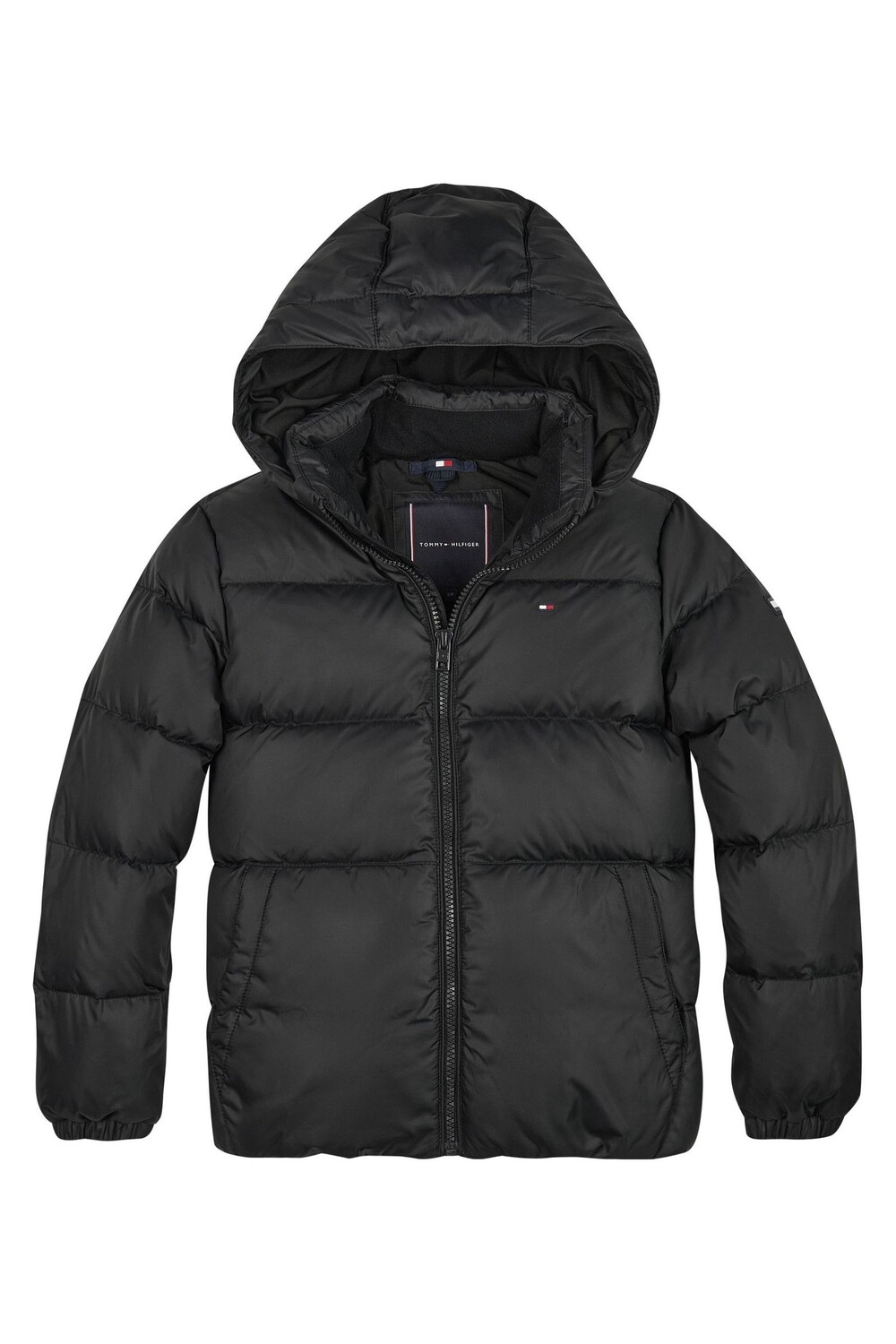 

Черный пуховик Essential для мальчиков со съемным капюшоном Tommy Hilfiger, черный