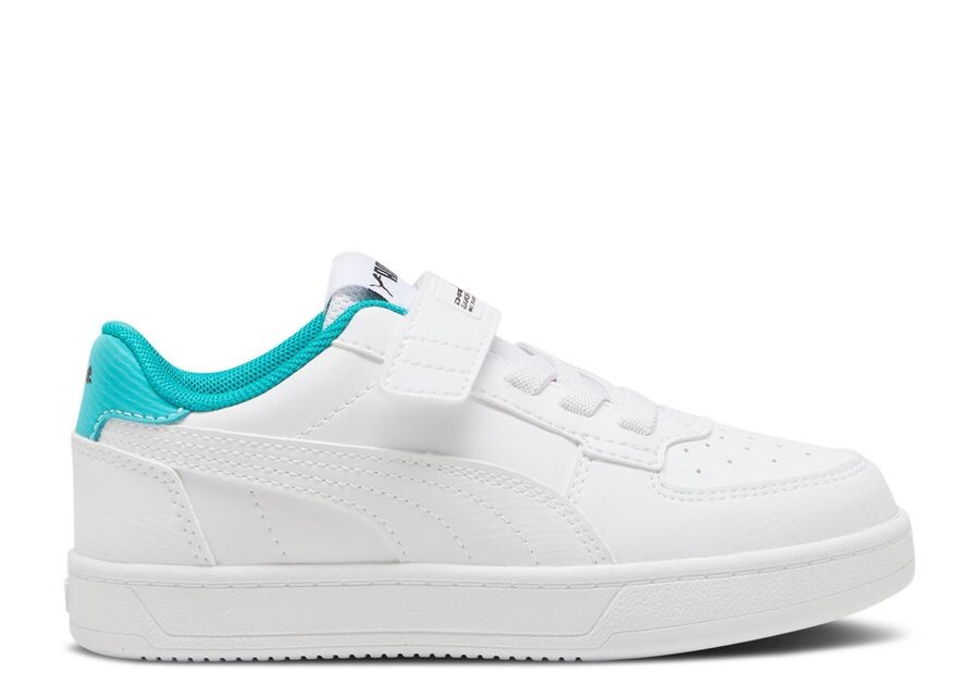 

Кроссовки Puma Mercedes AMG Petronas F1 X Caven 2.0 AC+ Little Kid, цвет White Sheen Green